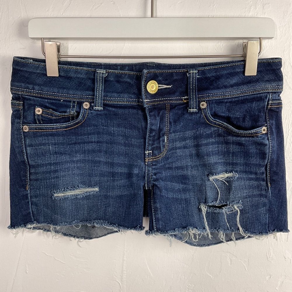 American Eagle Outfitters Distressed Custom Cutoff Shorts 4